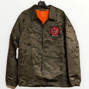 Houston Texans Jacket Nike x NFL Salute to Service Camouflage NWT